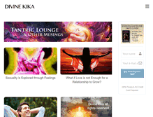 Tablet Screenshot of divinekika.com